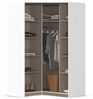 rauch Kleiderschrank Eckschrank Schrank Ankleidezimmer Schlafzimmer Garderobe LAGOA voll ausgestattet viel Stauraum, optional mit Aufsatz MADE IN GERMANY Bild 3