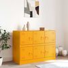 Sideboard, Kommode Senfgelb 99x39x73 cm Stahl j2855p Bild 3