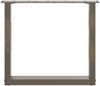 vidaXL Couchtischbeine U-Form 2 Stk. Naturstahl 50x(42-43) cm Stahl 4013159 Bild 5