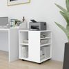 vidaXL Rollschrank Weiß 60x53x72 cm Holzwerkstoff 808458 Bild 3