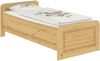 Erst-Holz Seniorenbett extra hoch 120x200 Einzelbett Rollrost Matratze Bett Massivholz Kiefer 60. 42-12 M Bild 3