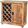 Barschrank Devi 90x90x45 aus Mangoholz Bild 3