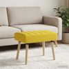 vidaXL Kanalgepolsterte Bank Helles Gelb 60 x 40 x 45 cm Stoff 42038469 Bild 4