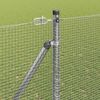 vidaXL Schweißdrahtzaun mit Spikes Stahl Silber Netz 3351938 Bild 4