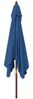 vidaXL Sonnenschirm mit Holzmast Azurblau 300x300x273 cm 363198 Bild 4