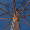 vidaXL Sonnenschirm mit Holzmast Azurblau 300x300x273 cm 363198 Bild 5