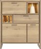 Highboard Nystead, Holz, Holzfarben, 125 x 150 x 42 cm Bild 2