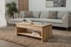 FORTE Couchtisch Couchtisch, Ablage, Stauraum, als Esstisch nutzbar, höhenverstellbar, B/H/T 100/45,7/56 cm Bild 2