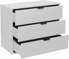 Kommode Erna 81x45x67 Kreidegrau matt Lack 14718 Bild 3