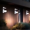 LED Solar Wandleuchte, Bewegungsmelder, schwenkbar, weiß Bild 5