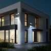 LED Solar Wandleuchte, Bewegungsmelder, schwenkbar, weiß Bild 3