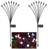MUPOO LED-Lichterkette Solar-Gartenleuchten Kugeln 6/8/10 Glühbirnen,LED-Lichterkette,2er Set, Solar-Schwenkleuchte für Yard Patio Pathway Dekoration Bild 2