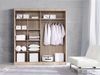 Schiebetürenschrank Schrank TORGER Eiche Country 180x215 cm Bild 2