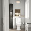SoBuy BZR34-II-SCH Badezimmer-Hochschrank, MDF, Lackiert, Dunkelgrau, 20 x 180 x 20 cm Bild 2