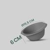 Kunststoff Schüssel Plastikschüssel ( Ø15,5cm ) Grau 2er-Pack Bild 2