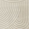Carpetia Teppich Moderner Teppich für Wohnzimmer mit Bogenmuster in creme, rechteckig, Höhe: 14 mm Bild 2