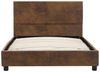 vidaXL Bettgestell Braun Wildleder-Optik 90x200 cm 284780 Bild 3