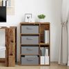 vidaXL Sideboard mit Schubladen Altholz 60 x 33,5 x 84 cm 8000474 Bild 4