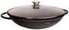 WOK Wokpfanne Woktopf Silikongriffe Induktion 36cm Aluguss mit Deckel Bratpfanne Marmorbeschichtung Bild 3