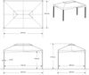 Sojag Malta 1014 | Alu Pavillon 3x4 m | mit Bild 4