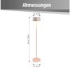 Northpoint LED Stehlampe Akku LED Stehleuchte Stehlampe In- und Outdoor dimmbar kabellos Bild 2