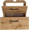 Waschbeckenunterschrank >Manchester< (B/H/T: 60x55x35 cm) in wotaneiche aus MDF Bild 5