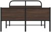 vidaXL Bettgestell ohne Matratze 120x200 cm Braun Eichen-Optik 4100498 Bild 5
