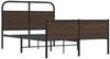 vidaXL Bettgestell ohne Matratze 120x200 cm Braun Eichen-Optik 4100498 Bild 3