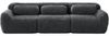 Sofa, modulares Ecksofa mit großzügiger Sitzfläche, Plüschstoff, Grau, ohne Montage,291*104*73 cm Bild 4