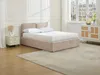 Vente-unique - TENESE Bett Stoff Beige - B 212 cm x H 95 cm x L 153 cm Bild 2