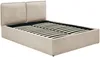 Vente-unique - TENESE Bett Stoff Beige - B 212 cm x H 95 cm x L 153 cm Bild 4