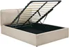Vente-unique - TENESE Bett Stoff Beige - B 212 cm x H 95 cm x L 153 cm Bild 5