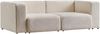 Sofa Suldal 2-Sitzer Cord Beige [en. casa] Bild 2
