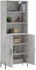 vidaXL Highboard Betongrau 69,5x34x180 cm Holzwerkstoff 3189265 Bild 3