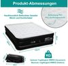 Clanmacy Luftbett Luftbett mit Pumpe Gästebett Luftmatratze 200*152*46 selbstaufblasend Bild 2