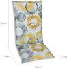 GO-DE Hochlehner-Auflage 120 cm x 50 cm x 6 cm, beige, gelb Bild 5