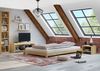 Breites, flaches Futonbett Einzelbett 120x200 Kiefer massiv V-60.51-12Rollrost und Matratze inkl. Bild 3