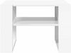 vidaXL Couchtisch Weiß 66 x 49,5 x 45 cm Holzwerkstoff 8000116 Bild 5