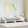vidaXL Tagesbett Ausziehbar Weiß 90x190 cm Massivholz Kiefer 850909 Bild 3