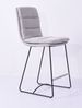 KAWOLA Thekenhocker Vince Thekenstuhl Stoff hellgrau 105 x 58 x 45 cm Bild 2
