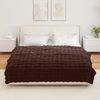 vidaXL Rutschfeste Decke aus Kunstkaninchenfell Olite Kamel Polyester 42021794 Bild 4