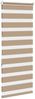 vidaXL Doppelrollo Sandbraun 65x150 cm Stoffbreite 60,9 cm Polyester 4014540 Bild 4
