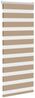 vidaXL Doppelrollo Sandbraun 65x150 cm Stoffbreite 60,9 cm Polyester 4014540 Bild 3