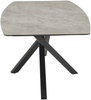 COMO Gartentisch 100x200, Platte: Sintered Stone Beton-Optik, mit Spider Gestell anthrazit Bild 3