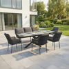 COMO Gartentisch 100x200, Platte: Sintered Stone Beton-Optik, mit Spider Gestell anthrazit Bild 5