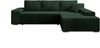 Ecksofa Milo, Sofa mit Schlaffunktion und Bettkasten, Couch L-Form, Sofa Rechts, Cord-Stoff, 273 x 85 x 185 cm, Grün Bild 2