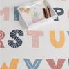 KADIMA DESIGN Kinderteppich waschmaschinenwaschbar Alphabet Kinderzimmer Kinderteppich, Rechteckig, Höhe: 12 mm, Florhöhe: 8 mm, 100% Polyester, Rechteckig, 80x150cm, Mehrfarbig Bild 3