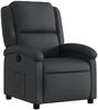 vidaXL Relaxsessel Echtleder Schwarz 3205920 Bild 2