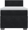 vidaXL Boxspringbett mit Matratze Schwarz 80x200 cm Samt 3286158 Bild 4