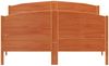 vidaXL Massivholzbett ohne Matratze Wachsbraun 120x190 cm Kiefernholz 3216187 Bild 4